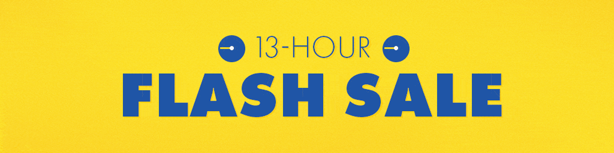 13-Hour Flash Sale! banner