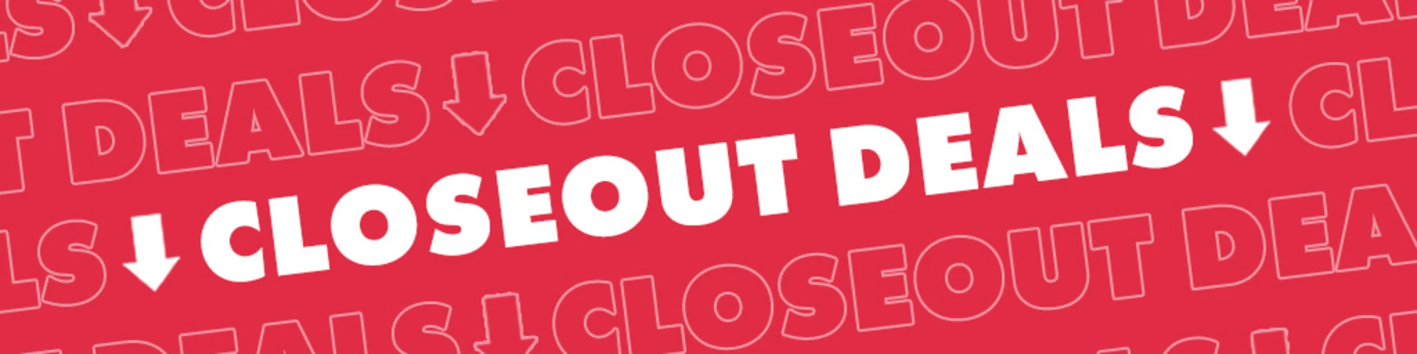 Closeout Deals banner