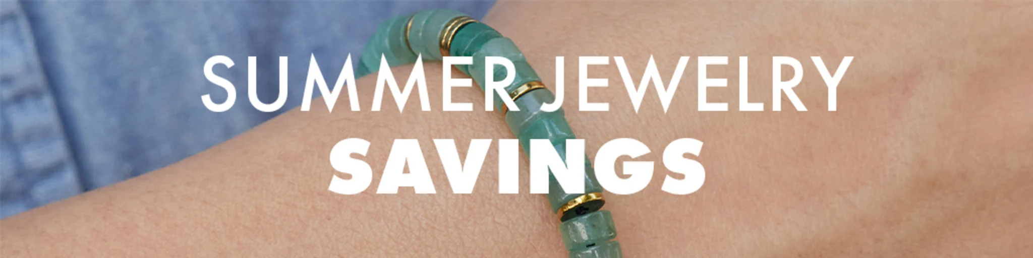 Summer Jewelry Savings banner