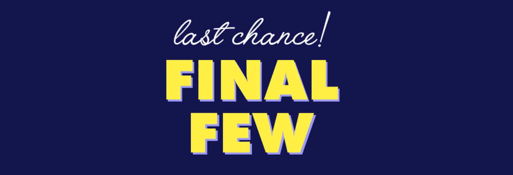 Final Few banner