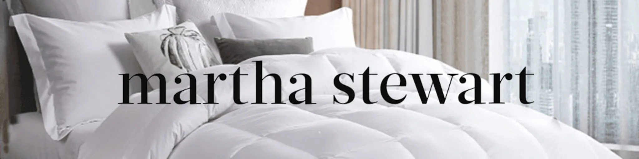 Bedding by Martha Stewart banner