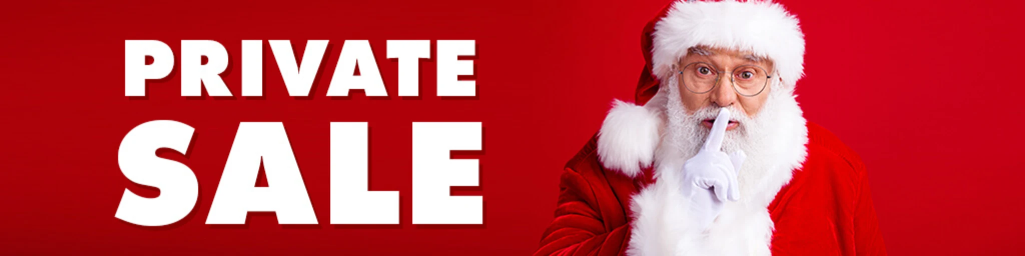 Email Exclusive: Private Sale! banner