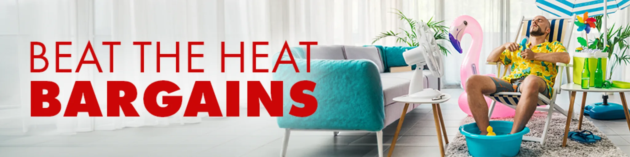 Beat The Heat Bargains banner