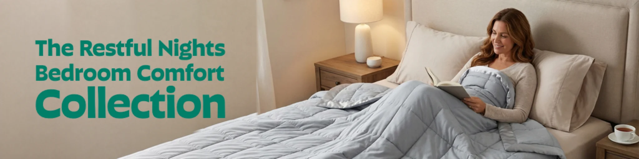 The Restful Nights Bedroom Comfort Collection banner