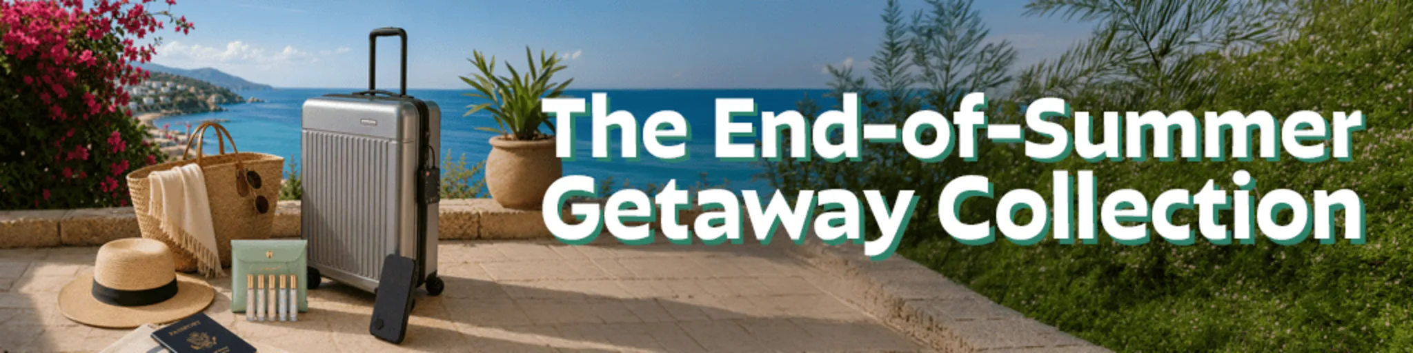 The End-of-Summer Getaway Collection banner