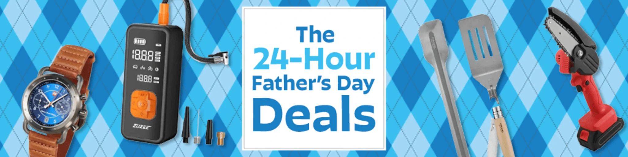 The 24-Hour Father's Day Deals banner