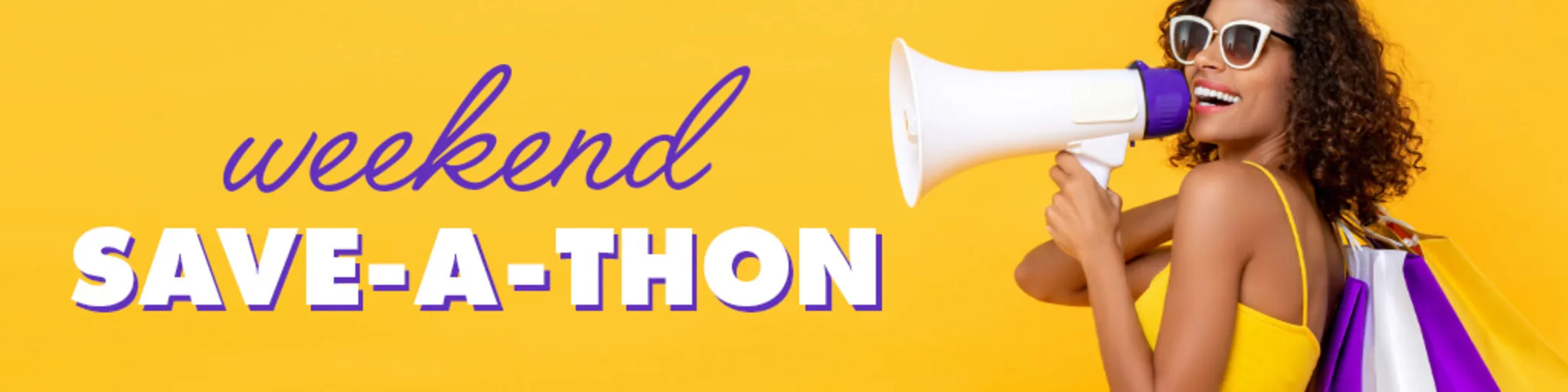 Weekend Save-A-Thon banner