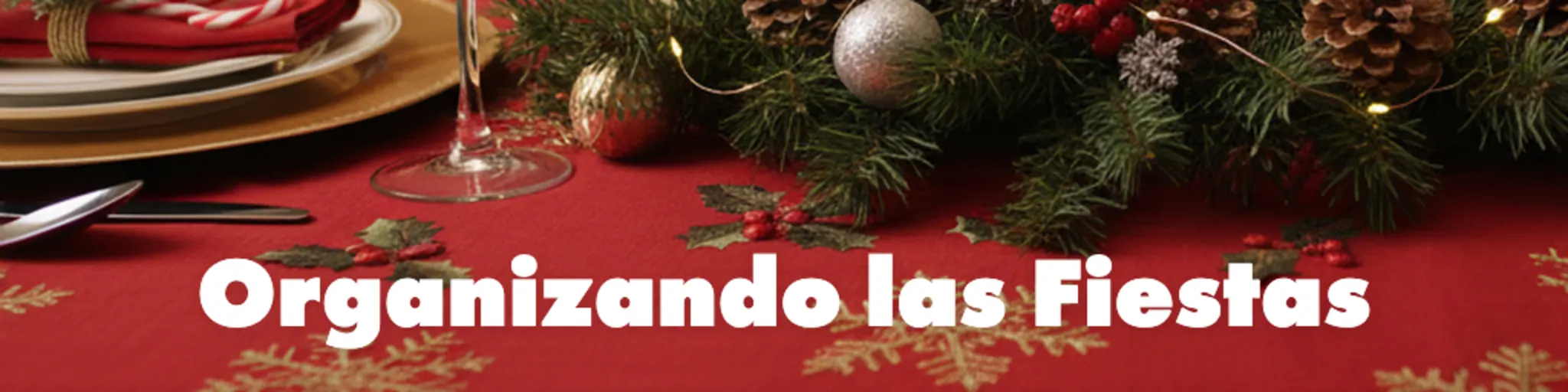 Organizando las Fiestas banner