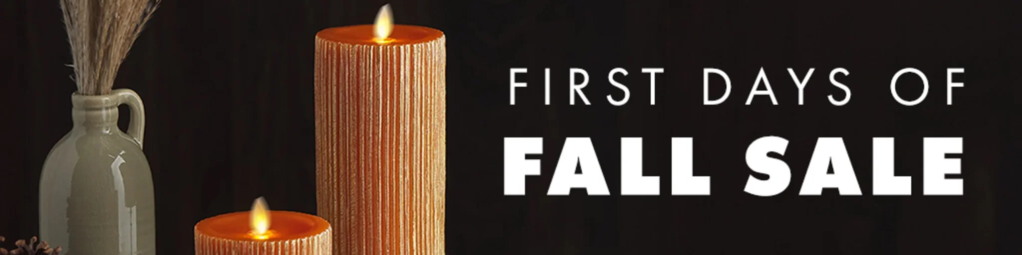 First Days of Fall Sale banner