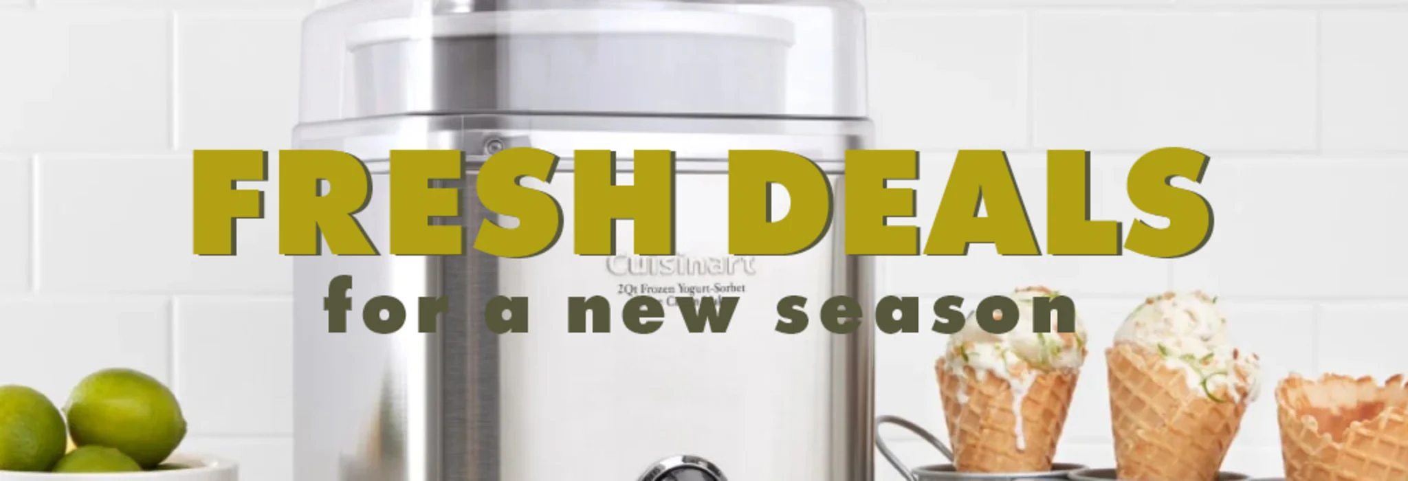 Fresh Deals for a New Season banner