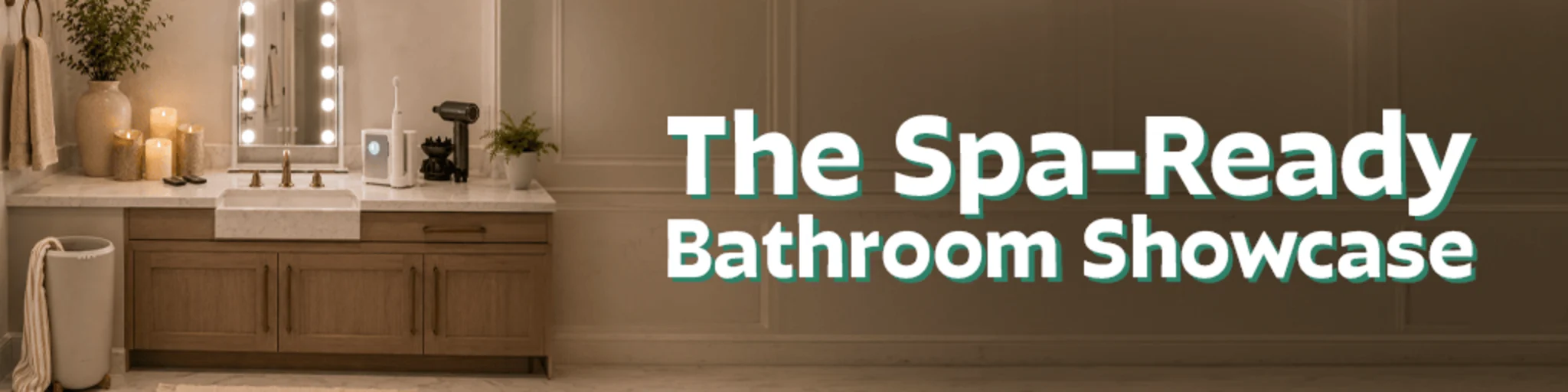 The Spa-Ready Bathroom Showcase banner
