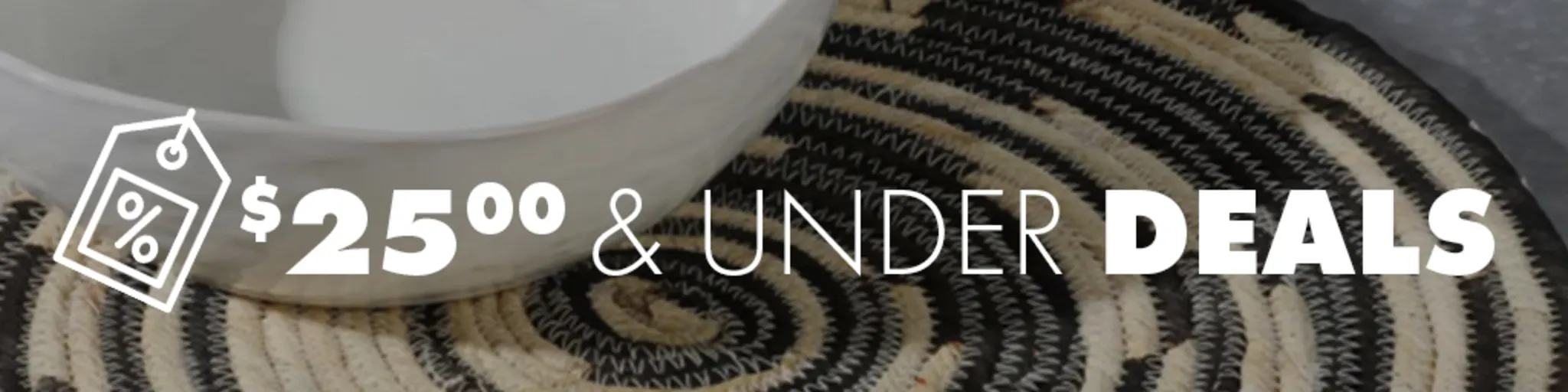$25 & Under Deals banner
