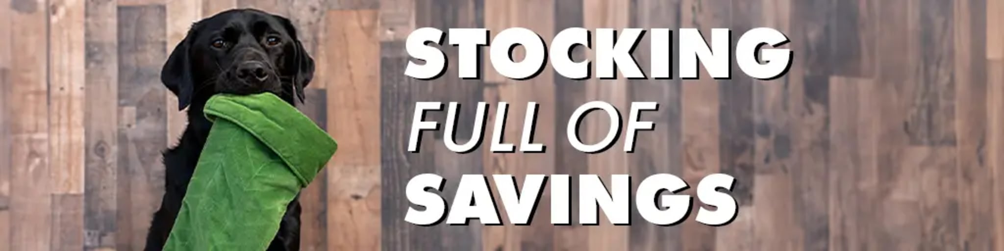 Stocking Full of Savings banner