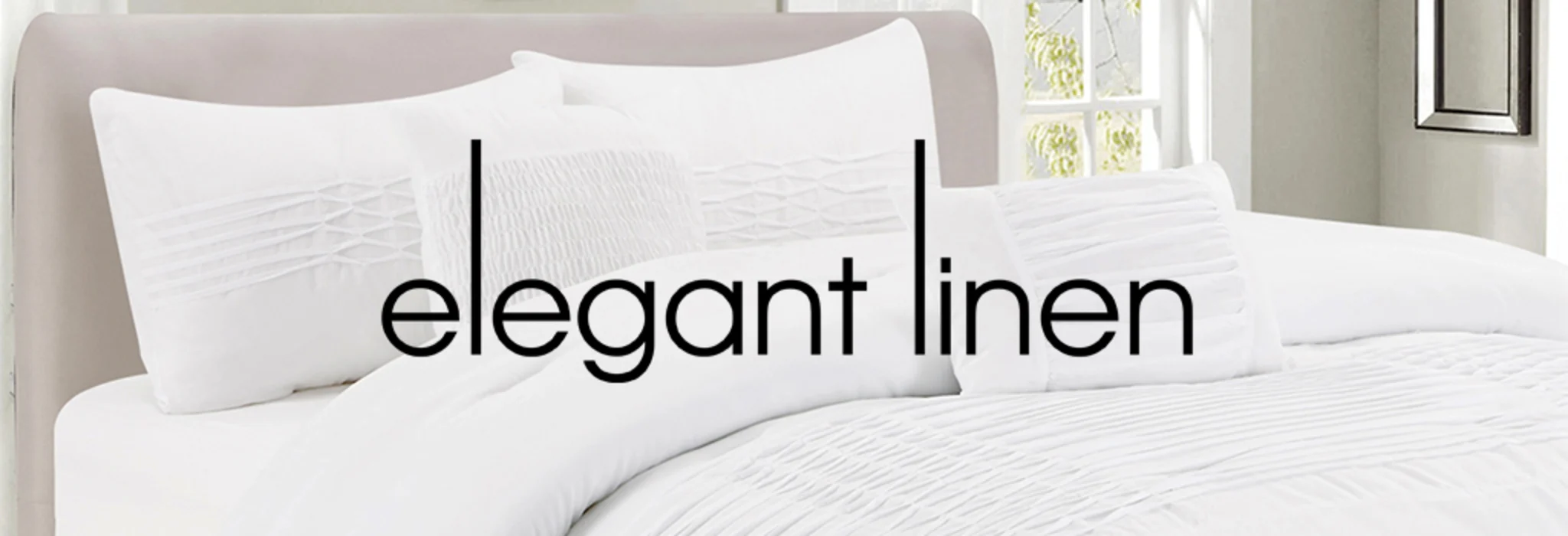 Elegant Linens Bedding banner