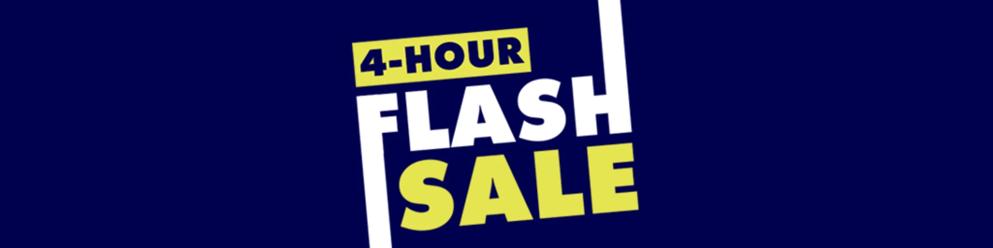 4-Hour Flash Sale banner