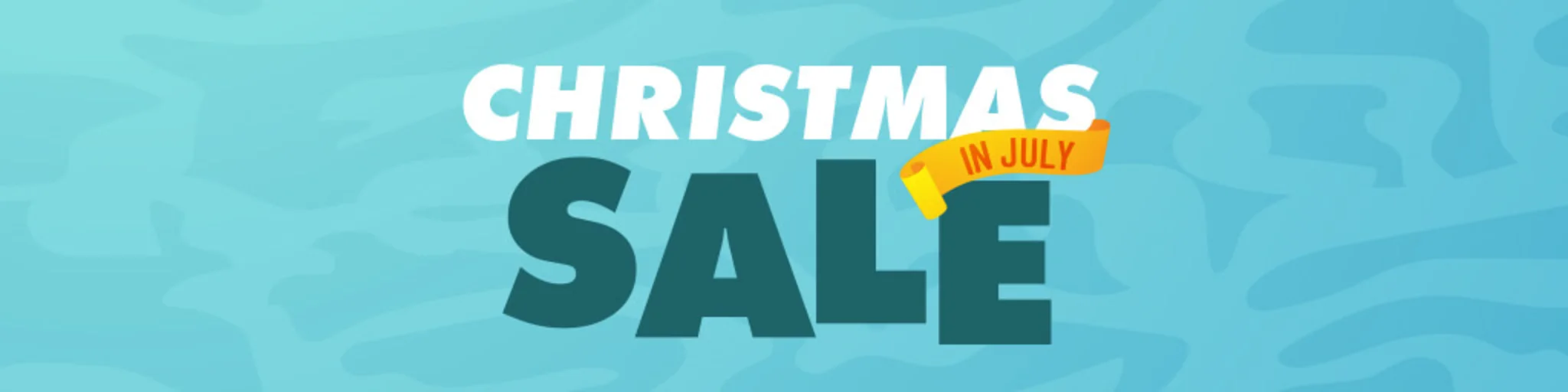 Christmas in July Sale banner