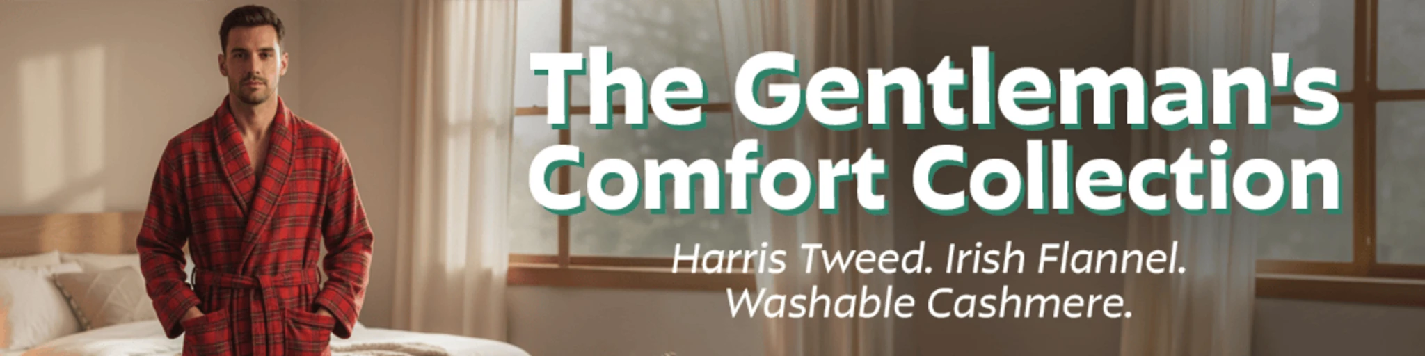 The Gentleman's Comfort Collection banner