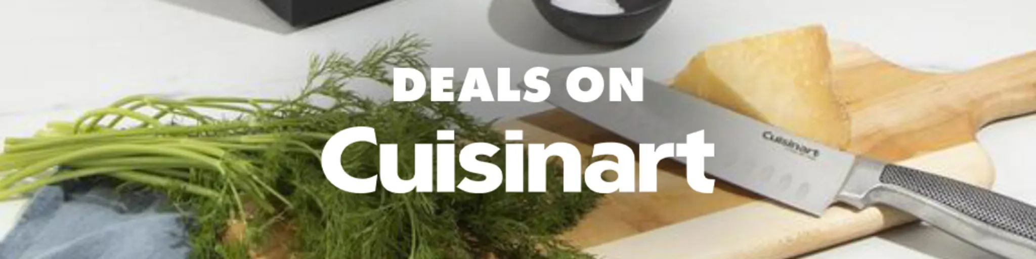 Cuisinart Small Appliance Steals for Healthy Meals banner
