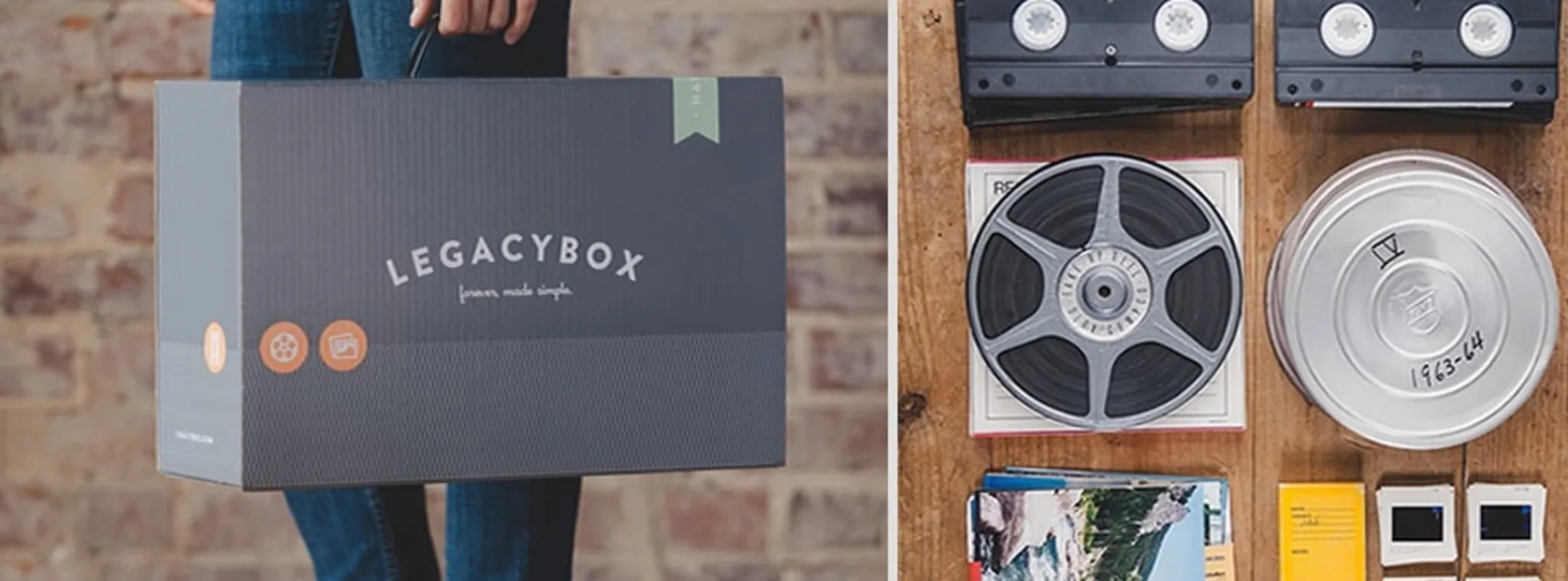 Digitize Your Home Movies & Photos with Legacybox® banner