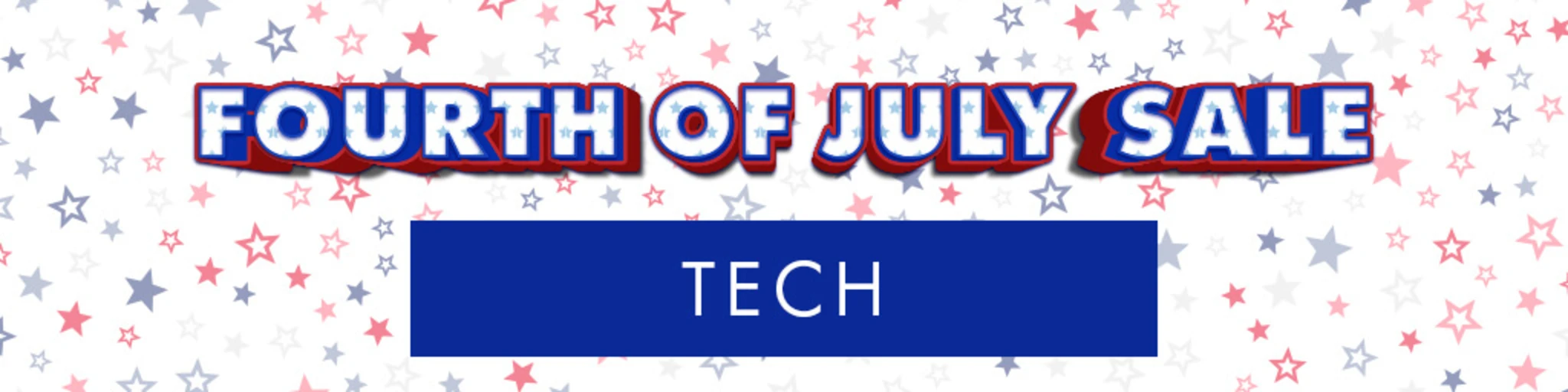 July 4th Clearance: Tech banner