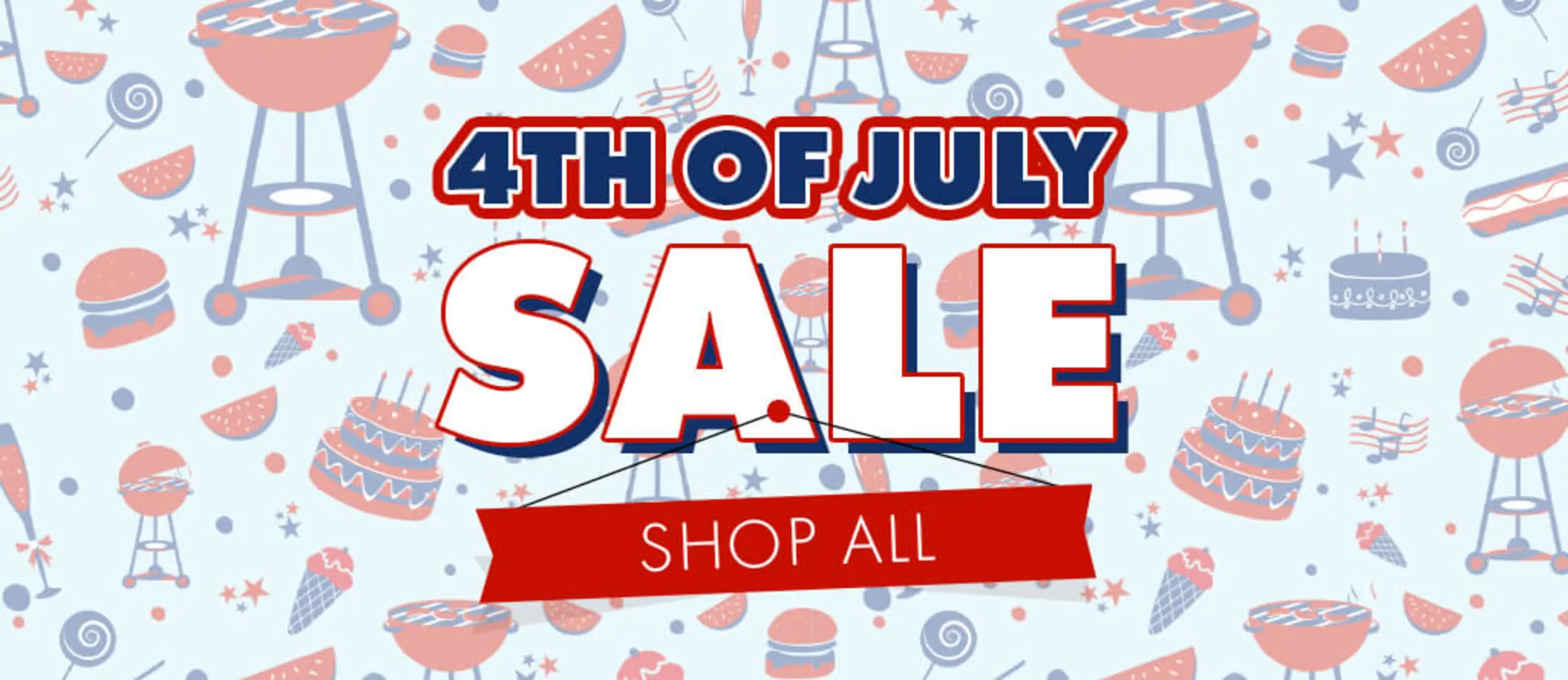July 4th Clearance: Shop All banner
