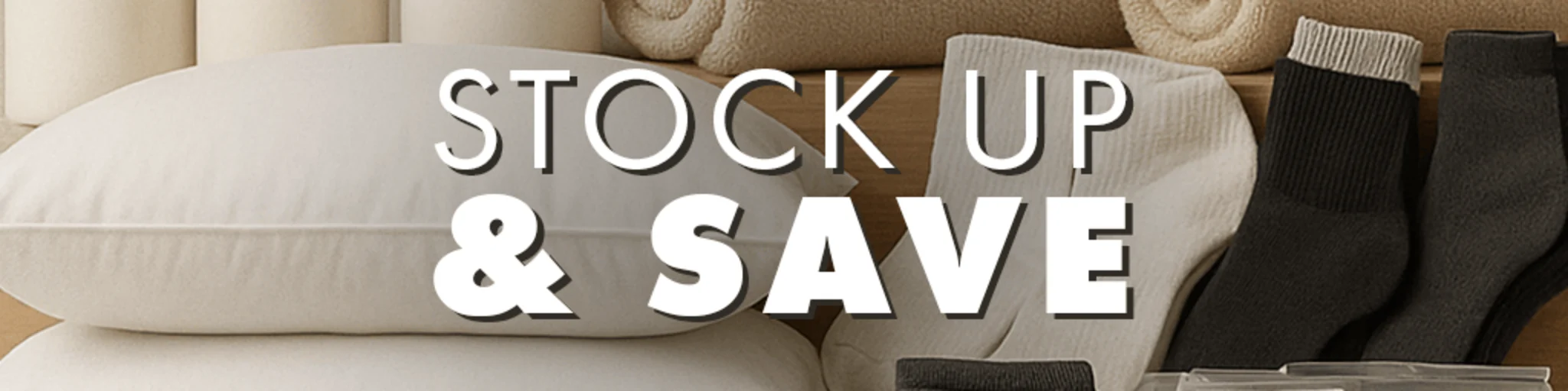 Stock Up and Save banner