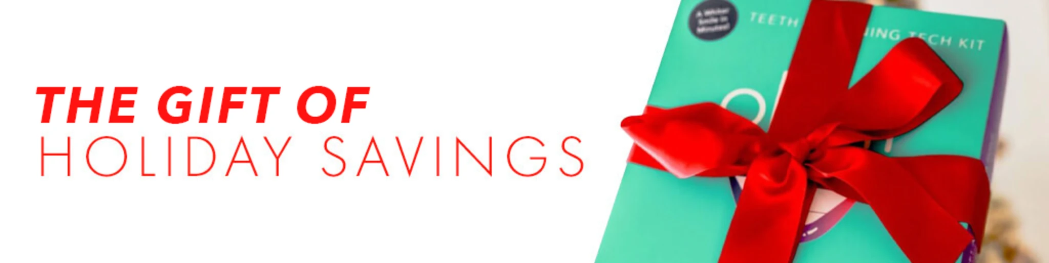 The Gift of Holiday Savings banner