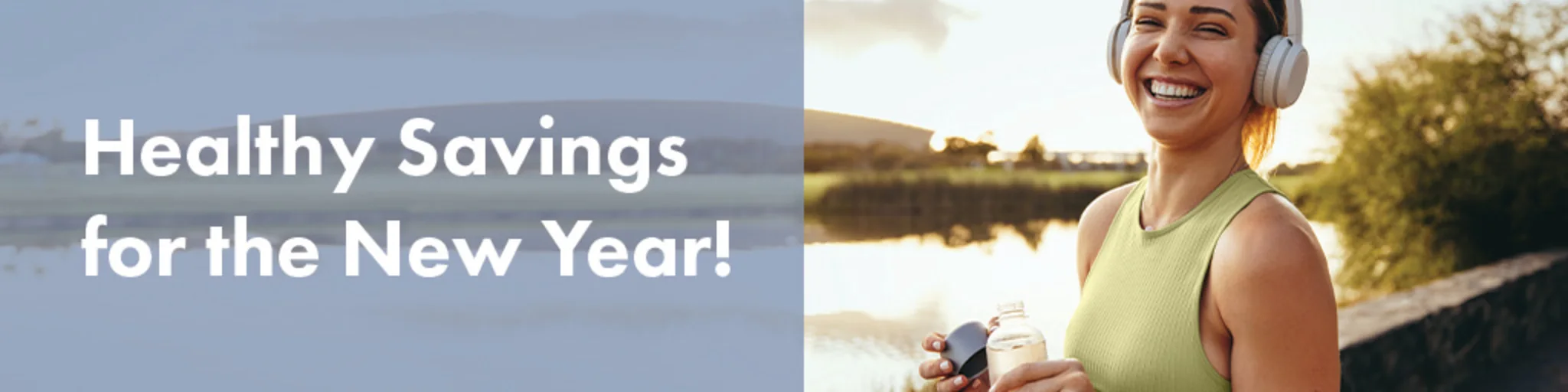 Healthy Savings for the New Year! banner