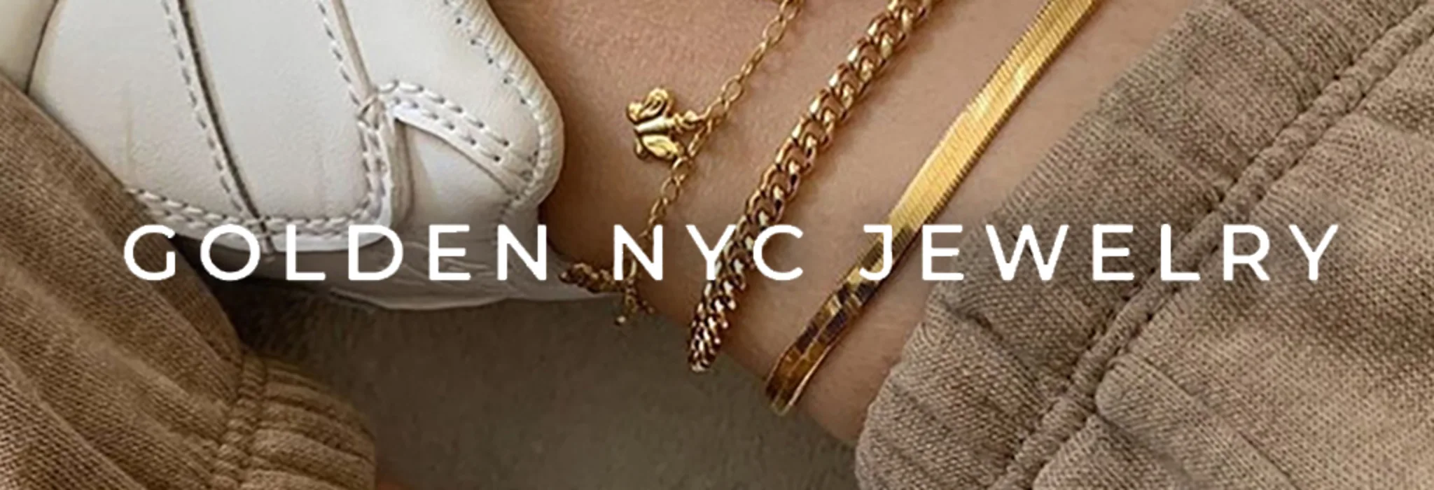 Golden NYC Summer Jewelry banner