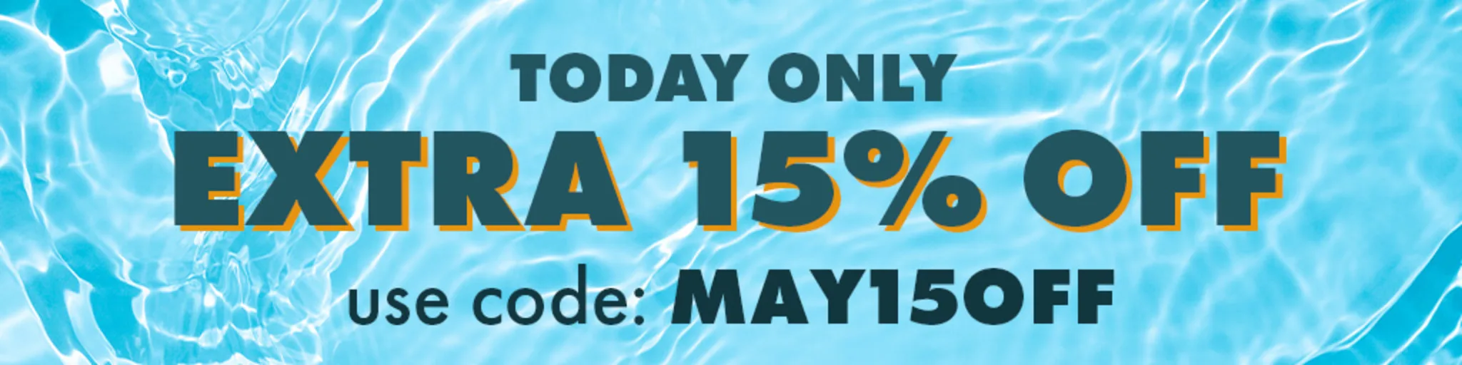Extra 15% Off Deals! banner