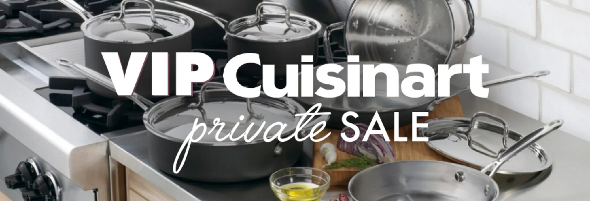 Cuisinart Private VIP Sale banner