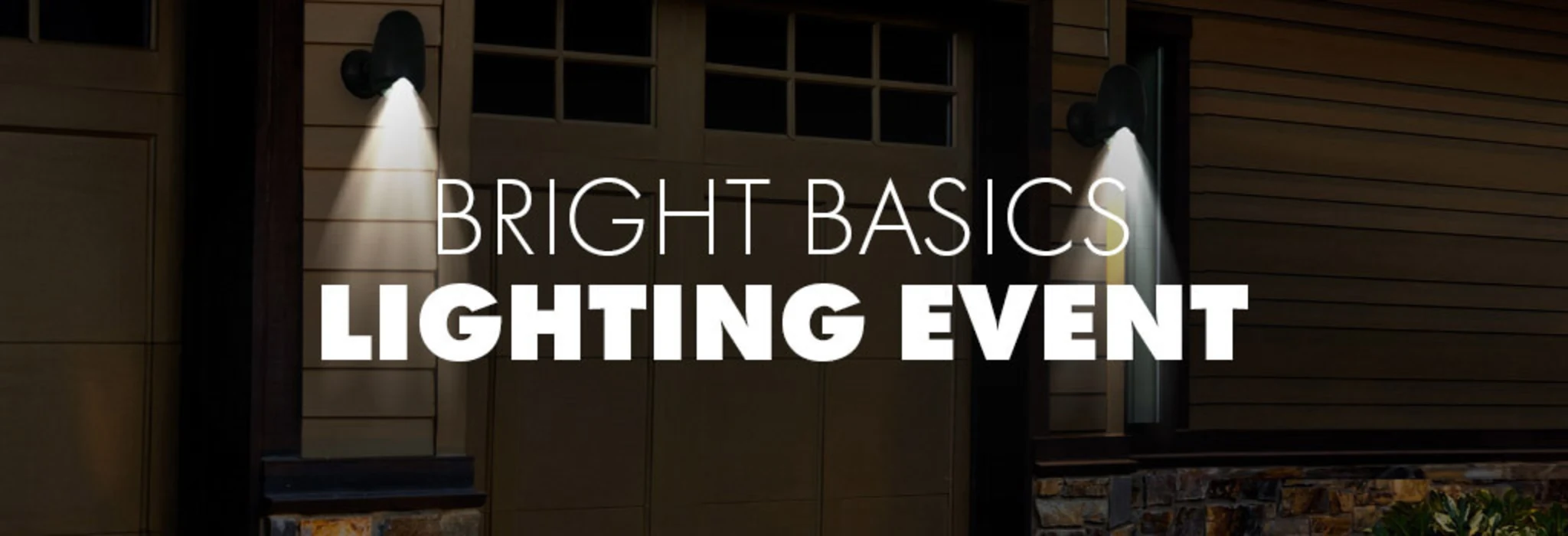 Bright Basics Lighting Event banner
