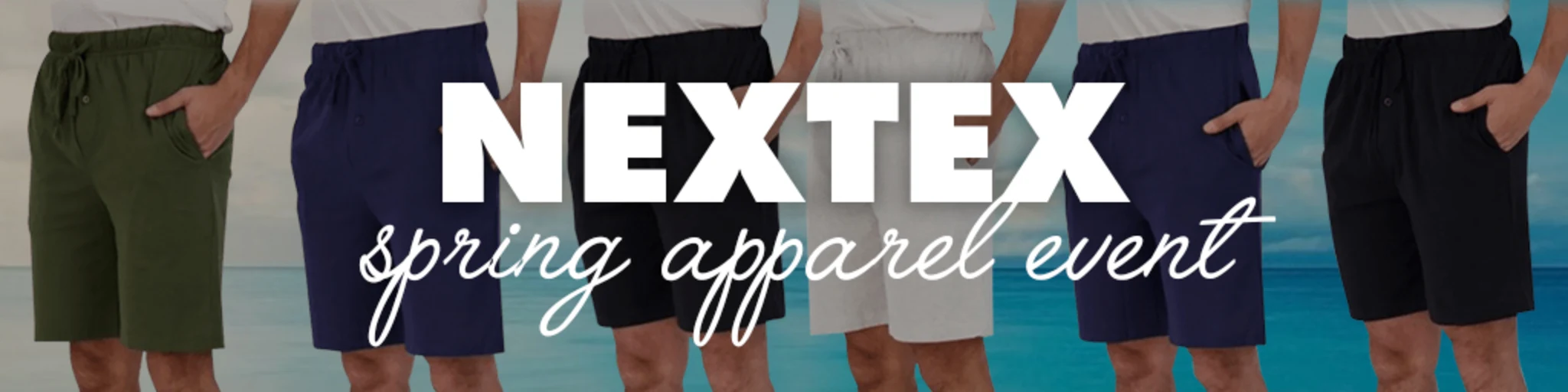 Nextex Spring Apparel Savings banner