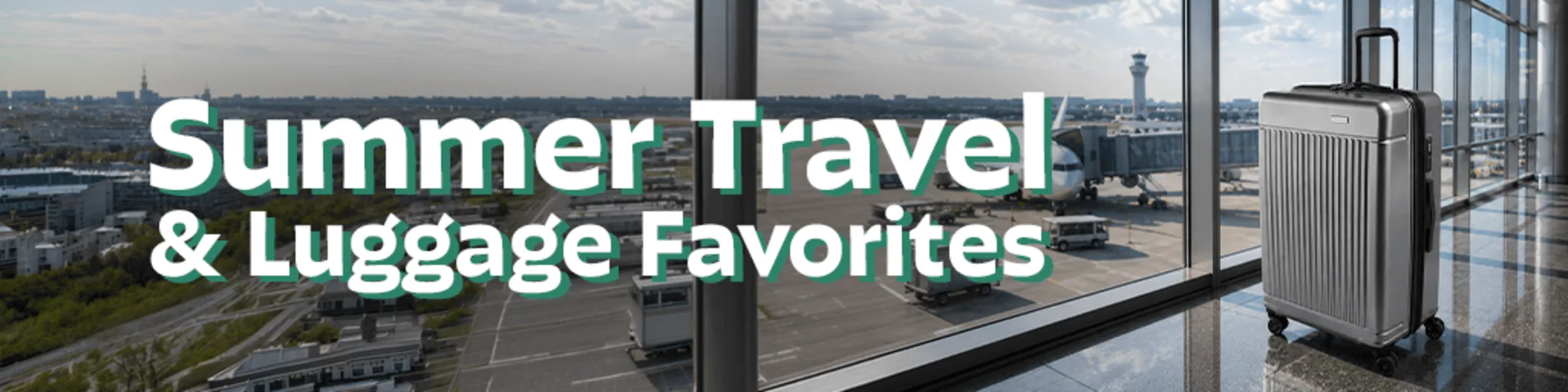 Summer Travel & Luggage Favorites banner