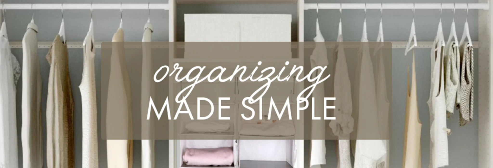 Organizing Made Simple banner