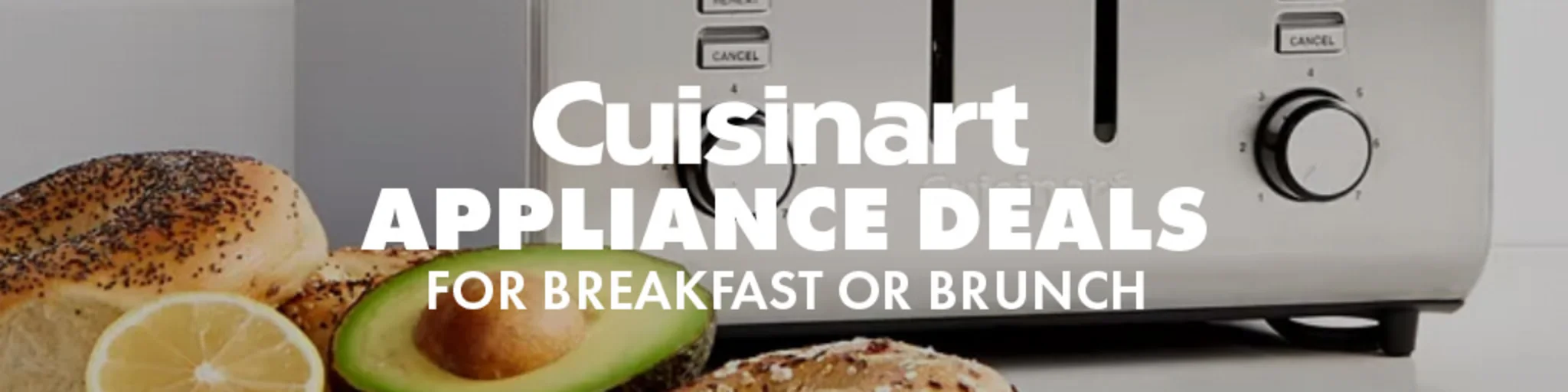 Cuisinart Appliance Deals for Breakfast or Brunch banner