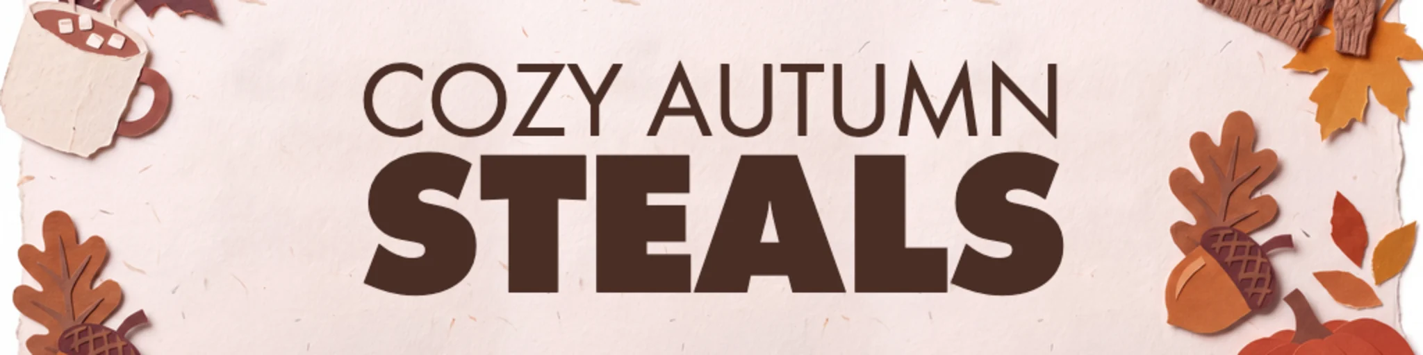 Cozy Autumn Steals banner