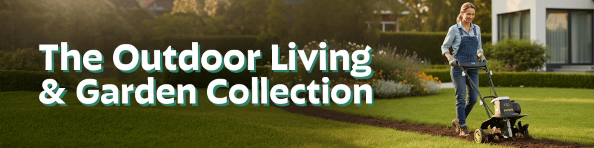 The Outdoor Living & Garden Collection banner
