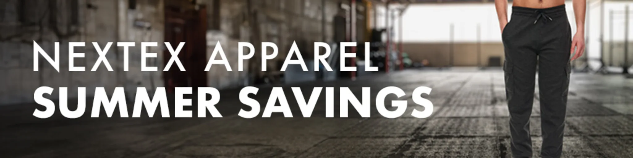 Nextex Apparel Summer Savings banner