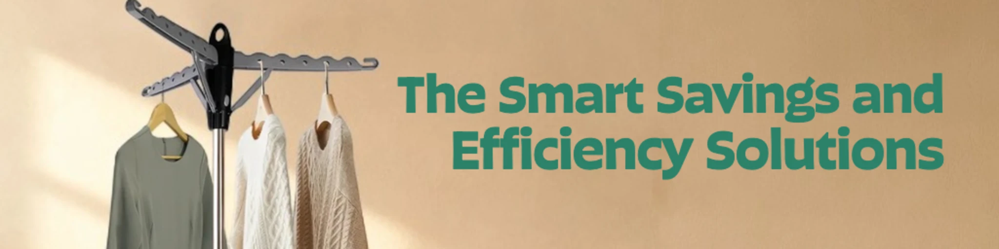 The Smart Savings and Efficiency Solutions banner