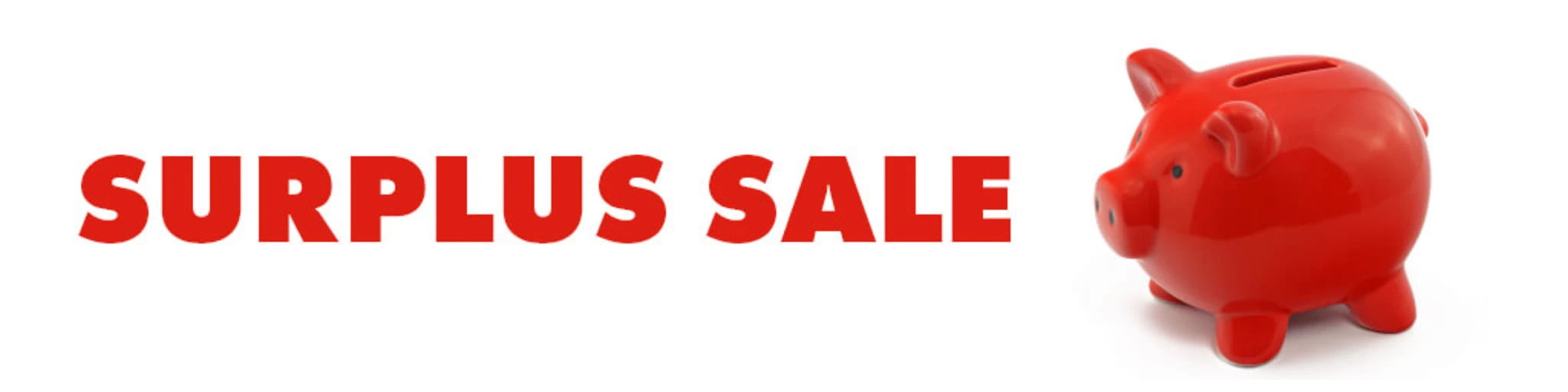 Surplus Sale banner
