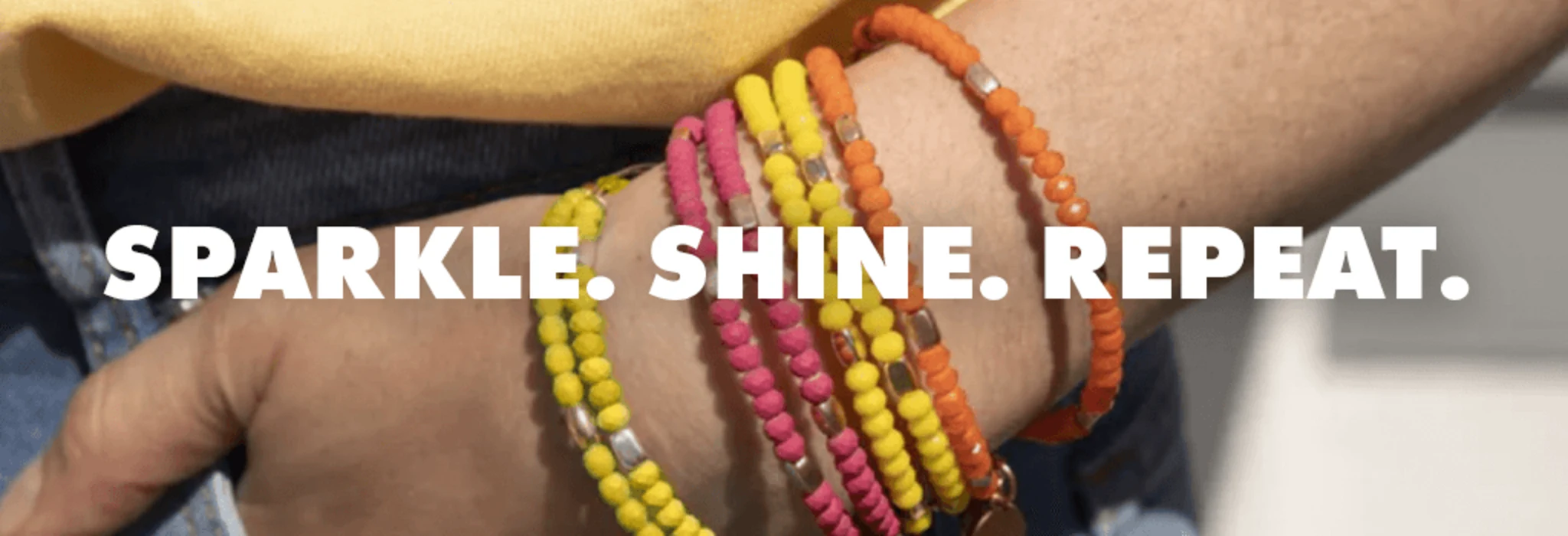 Sparkle. Shine. Repeat. banner