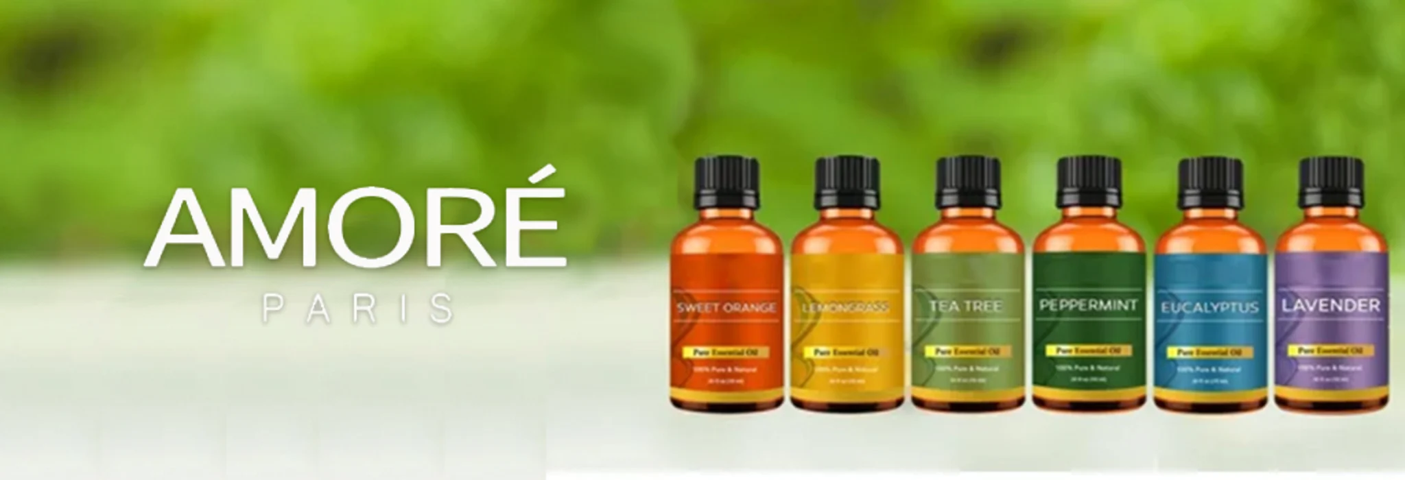 Amore Paris Aromatherapy & Personal Care Essentials banner