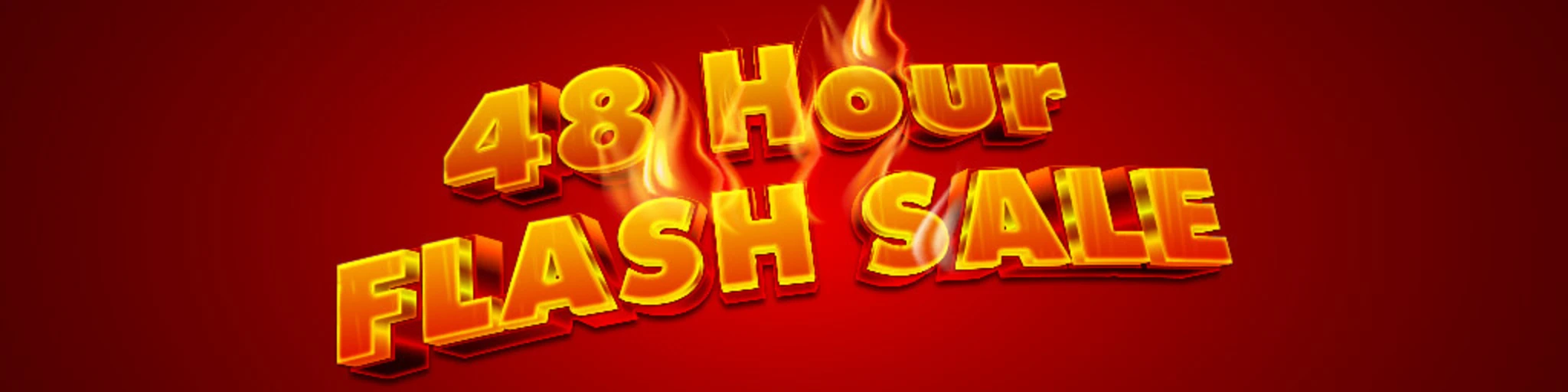 Gone in 48 Hours Flash Sale banner