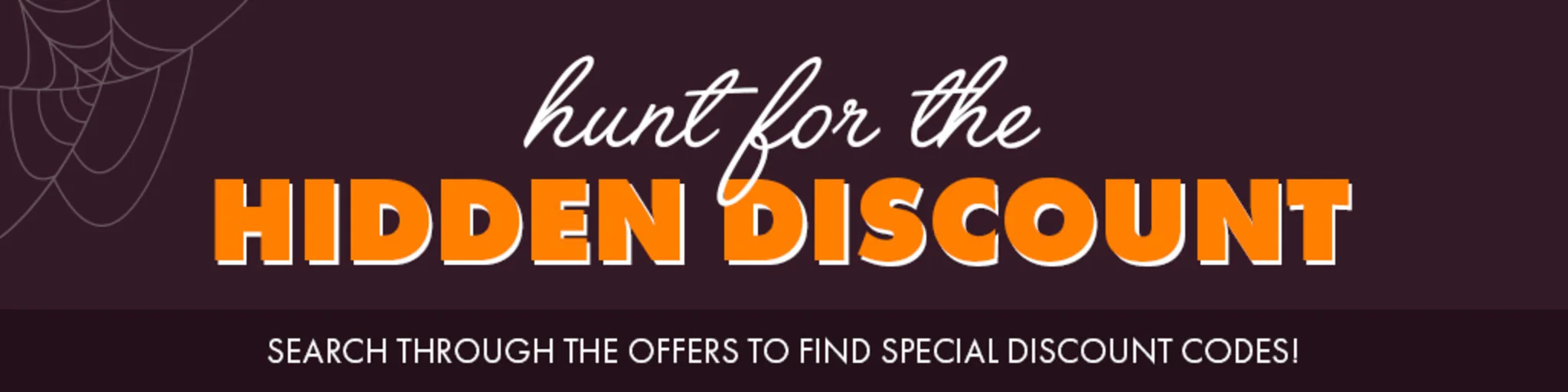 Halloween Treasure Hunt banner