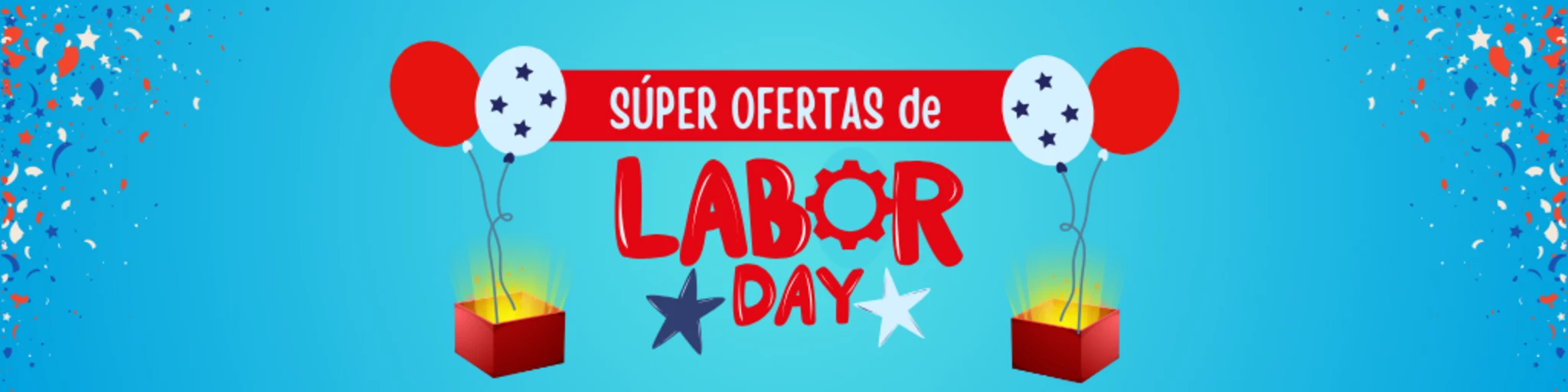 Súper Ofertas de Labor Day banner