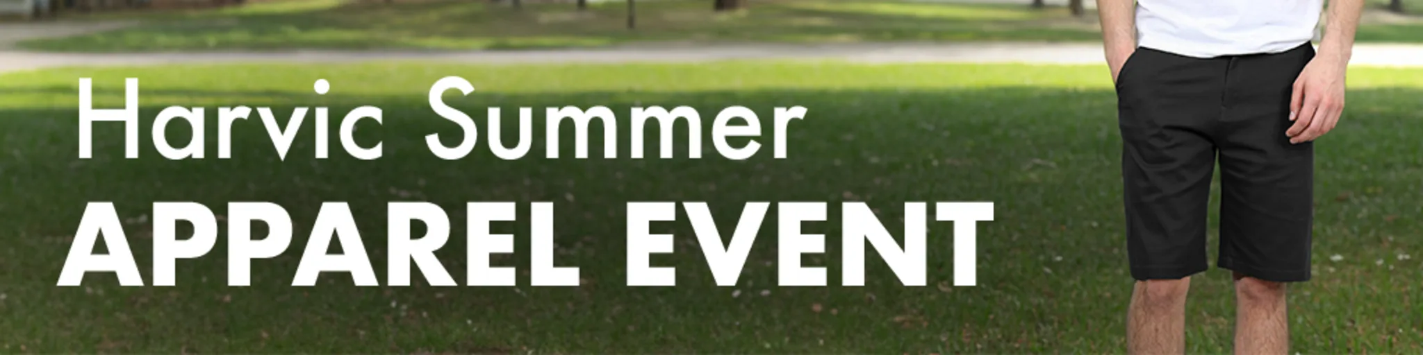 Harvic Summer Apparel Event banner