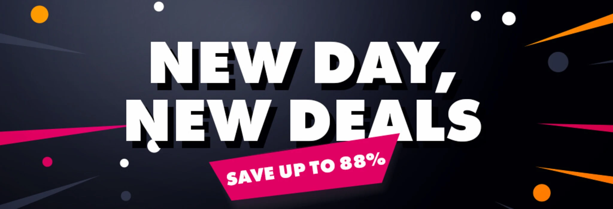 New Day New Deals banner