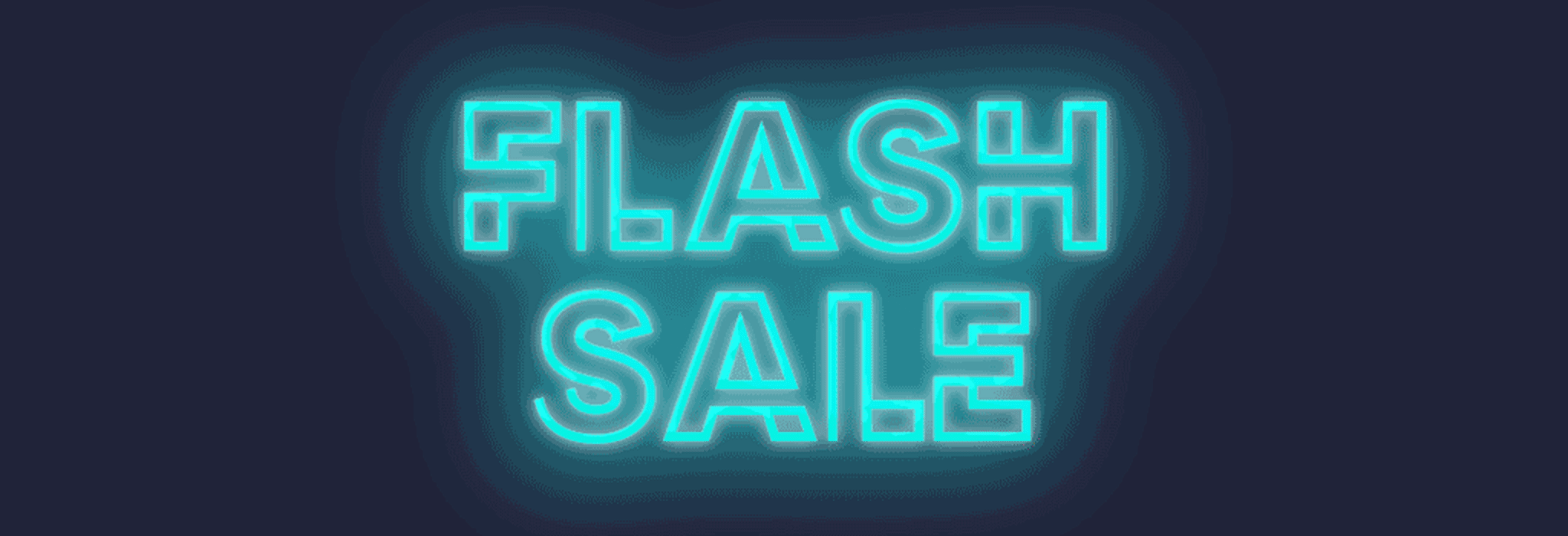 Weekend Flash Sale banner