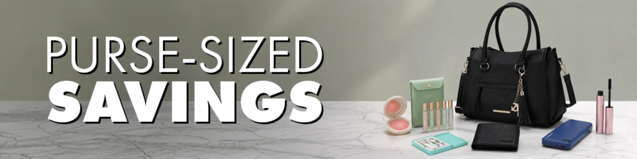 Purse Sized Savings banner